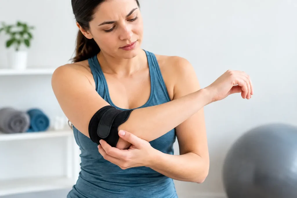 A Tennis Elbow Treatment Example for Daily Pain