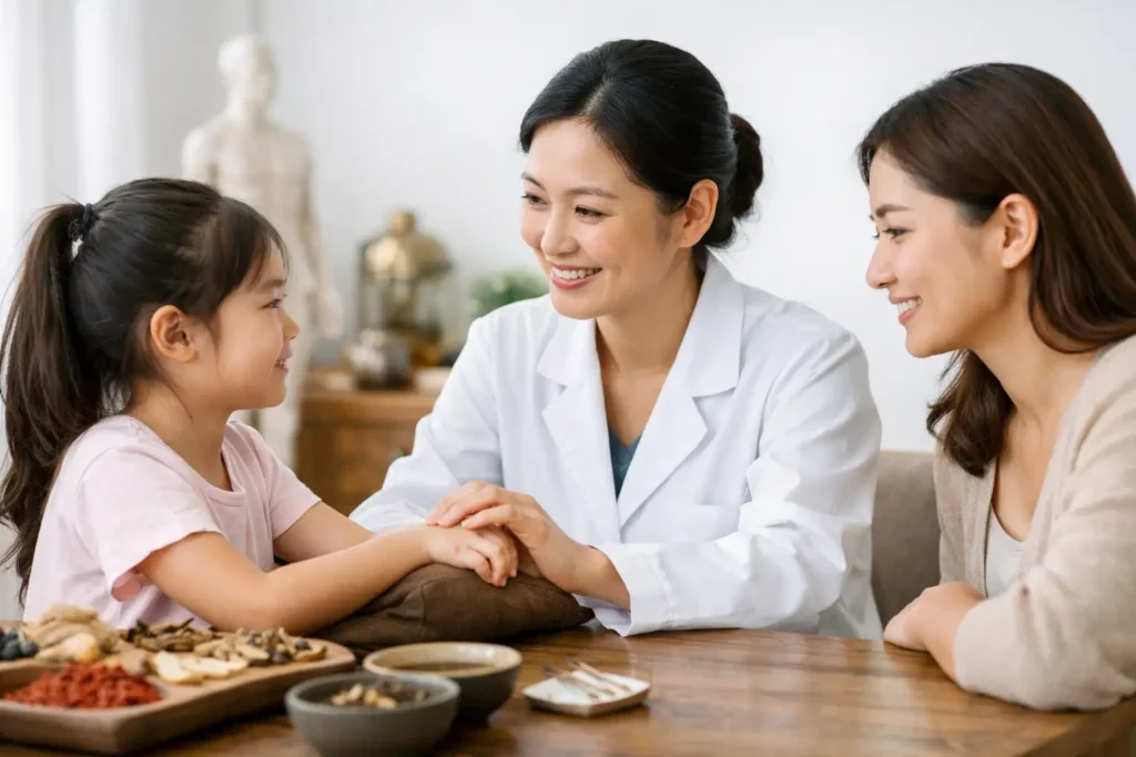 TCM for Children With Care and Clinical Guidance